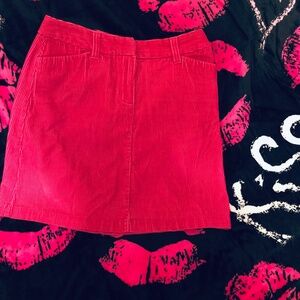 Hot Pink Corduroy B Moss skirt
